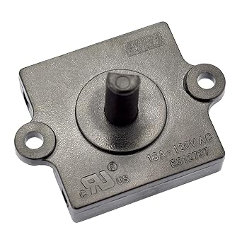 Rotary Switch 4-Position 3-Speed 13A-125V 10A-250V Fan Heater Speed Selector, 2pcs (Type B)