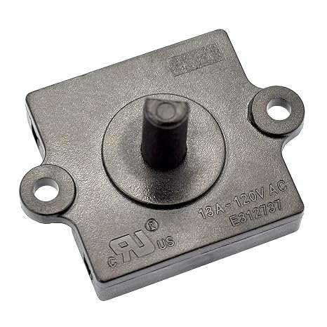 Rotary Switch 4-Position 3-Speed 13A-125V 10A-250V Fan Heater Speed Selector, 2pcs (Type B)