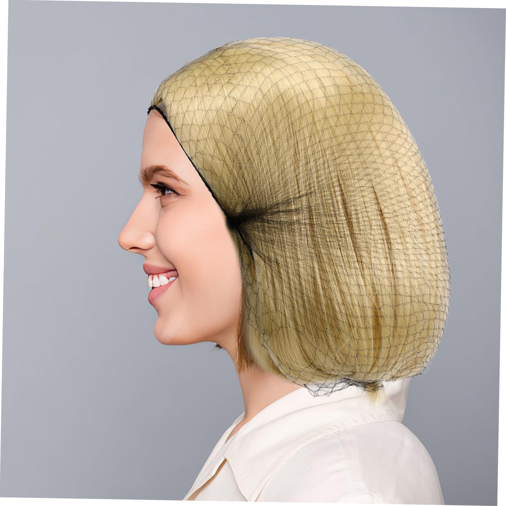 10 Sets Unsichtbare Haarnetze Mit Elastischem Rand Haarnetz Mesh Weich Bequem Für Den Tag 100 Stück * 10