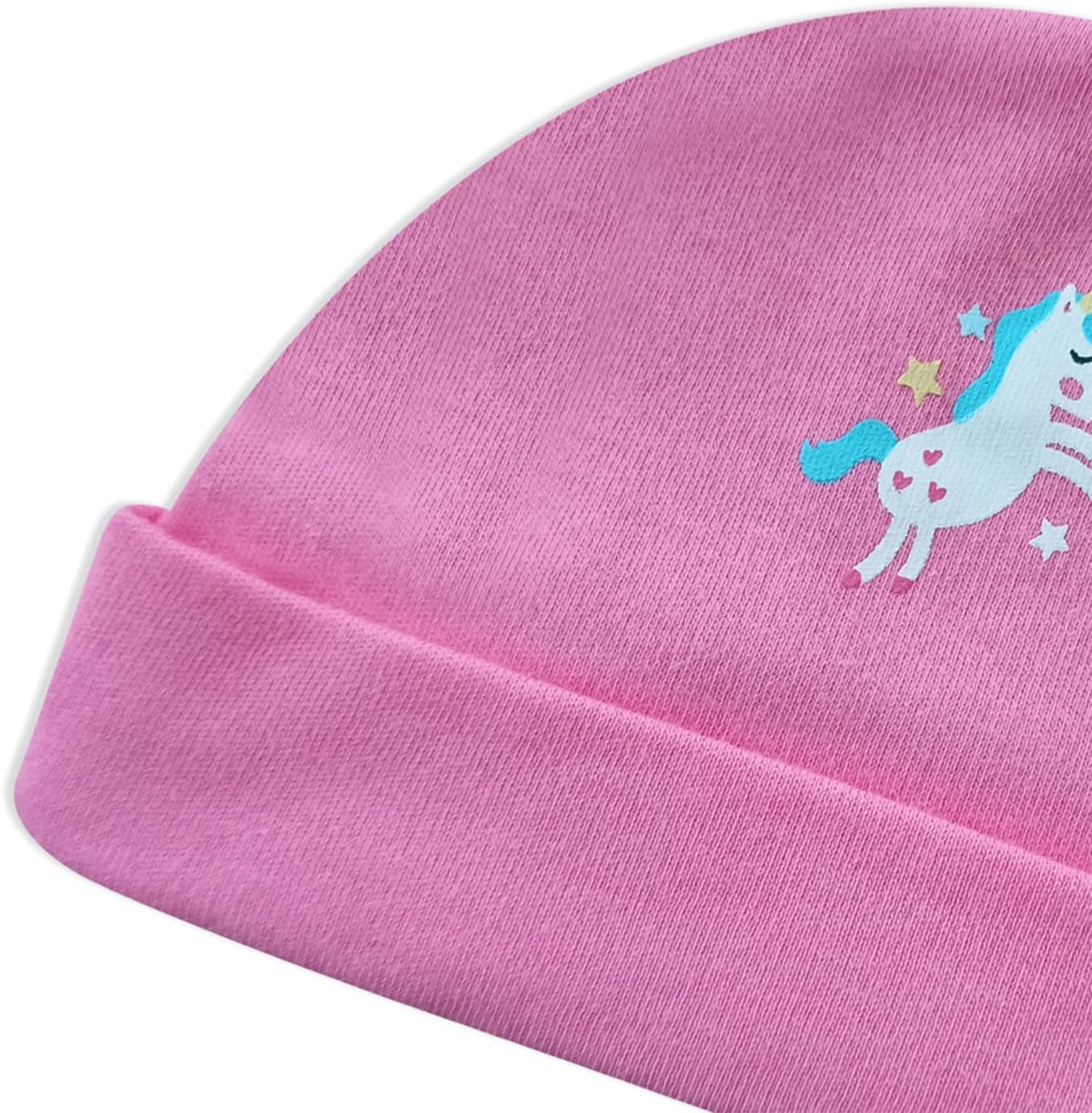 Baby Hat and Mittens Set Newborn Baby Hats Caps for Baby Boys Girls 0-6 Months 100% Cotton - Image 4