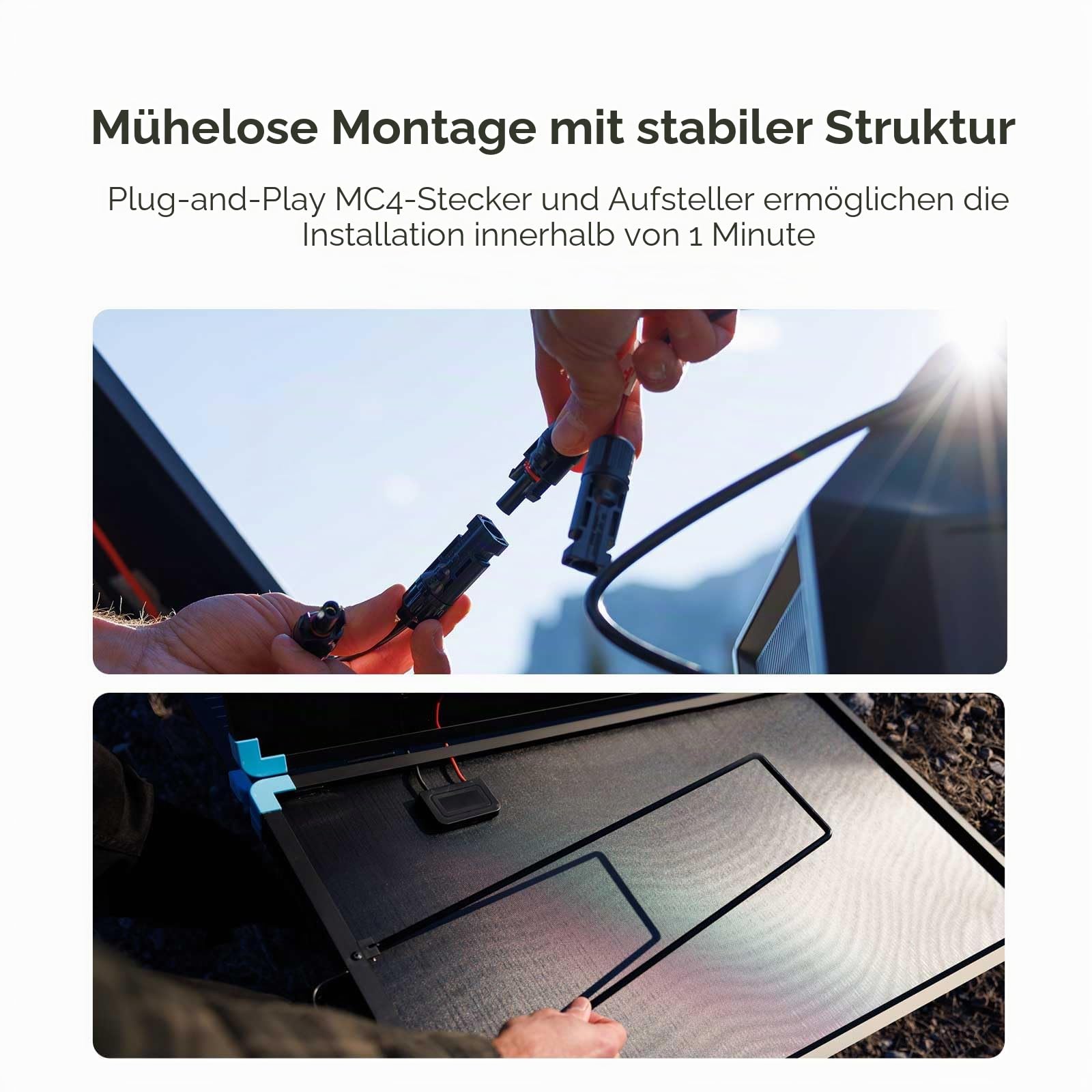 Renogy 220 W leichter tragbarer Solar-Koffer, faltbares Solarpanel mit Ständer für Wohnmobil, Camping, Verdunkelung, netzunabhängiges System