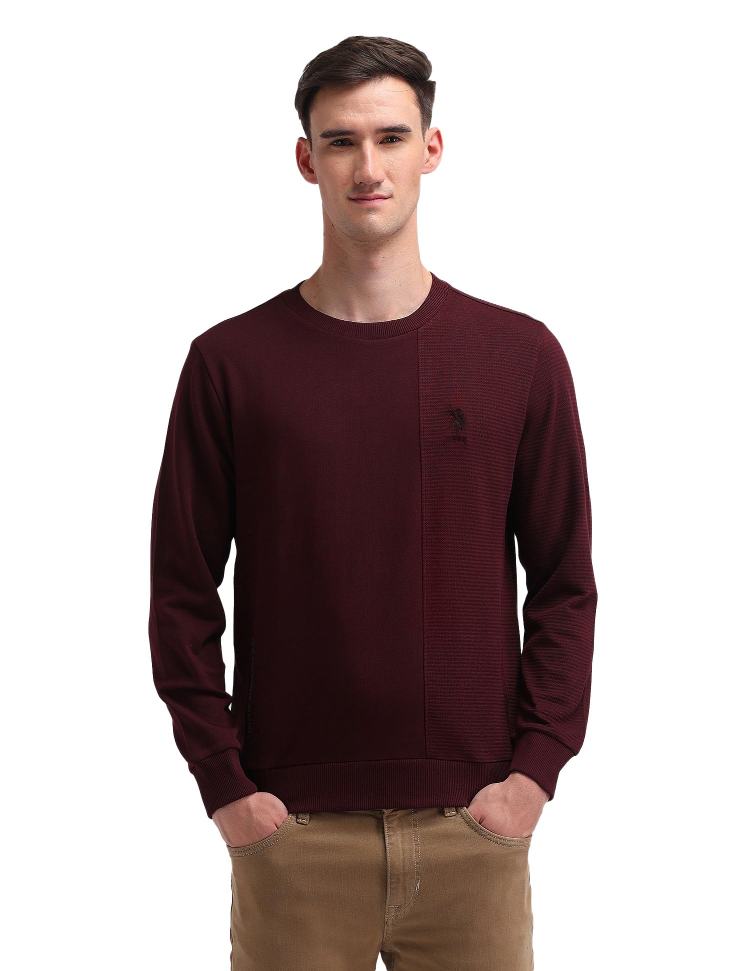 Solid Regular Fit Sweatshirt-image-18