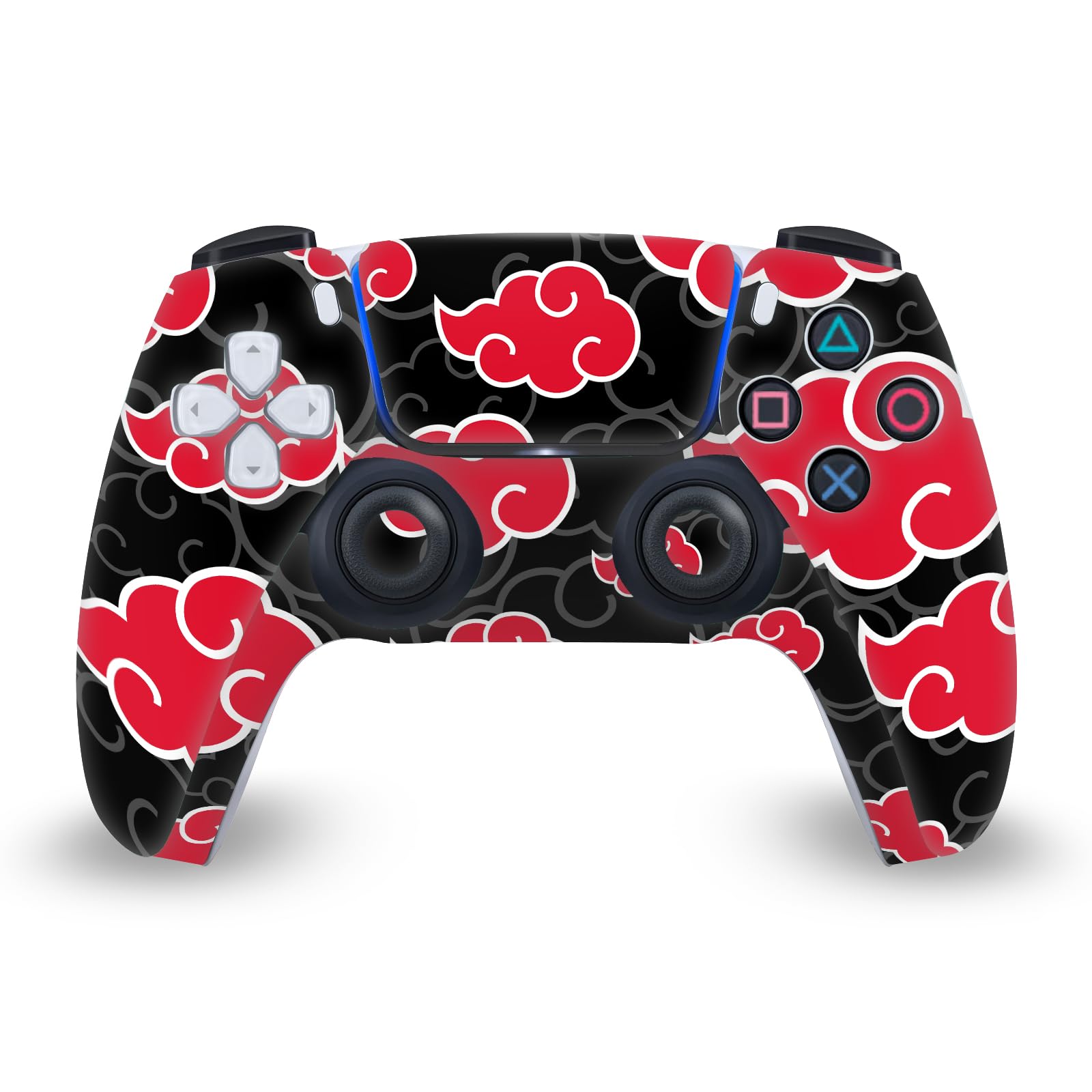 Head Case Designs Offizielle Naruto Shippuden Akatsuki Ikonisch Vinyl Haut Gaming Aufkleber kompatibel mit Sony PlayStation 5 PS5 Slim Digital Edition Console & DualSense Controller