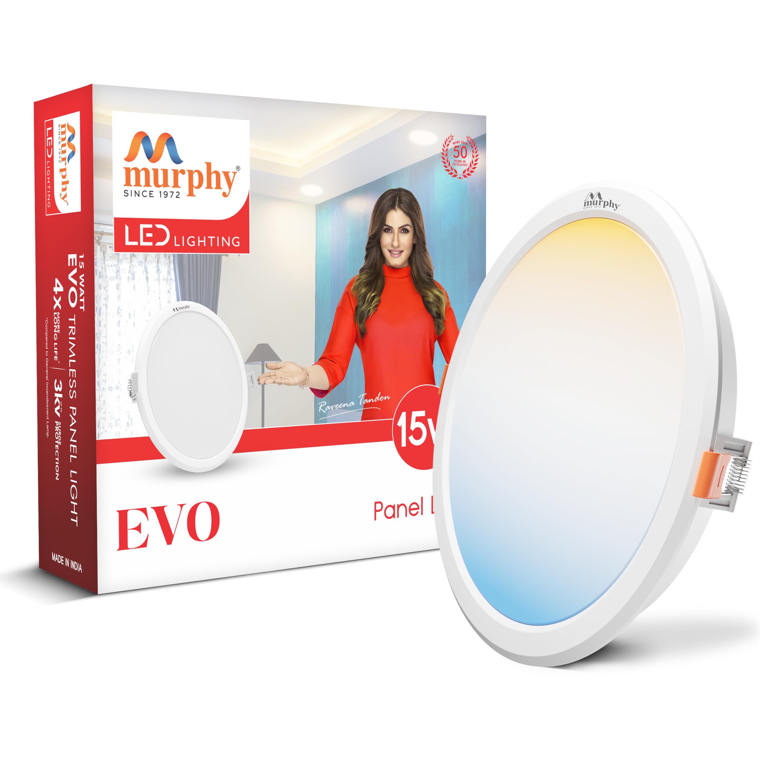 Murphy LED Panel Light - 3 Color Modes, 4 Pack -8