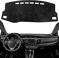 Vista 10 de KEYOOG Alfombrilla Cobertora para Salpicadero Compatible con Toyota Sienna 2010-2004 (Sin Modelos HUD), Alfombrilla Antirreflejos para Salpicadero