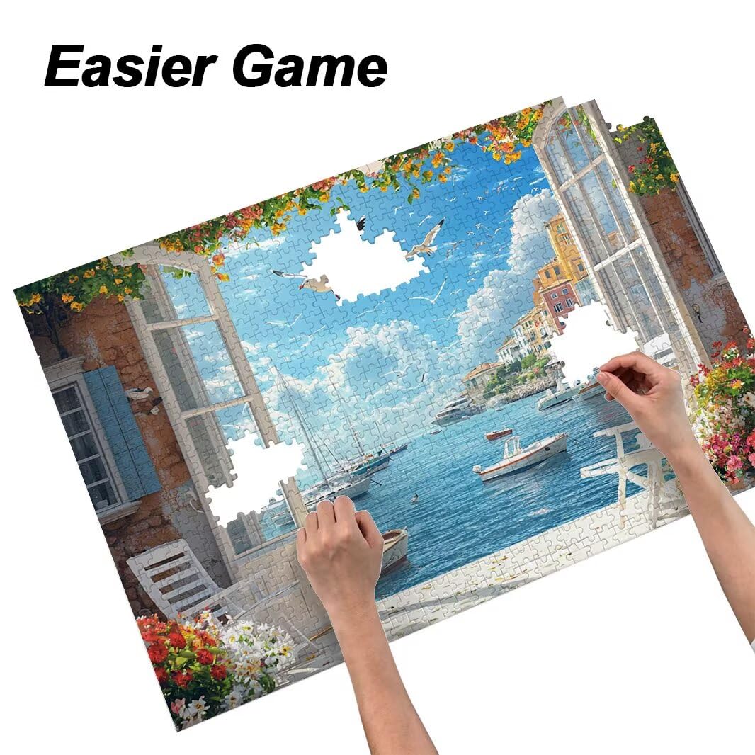 Puzzle 1500 Pezzi, Puzzle Italia per Adulti, 87x57cm, Compact Box -4378