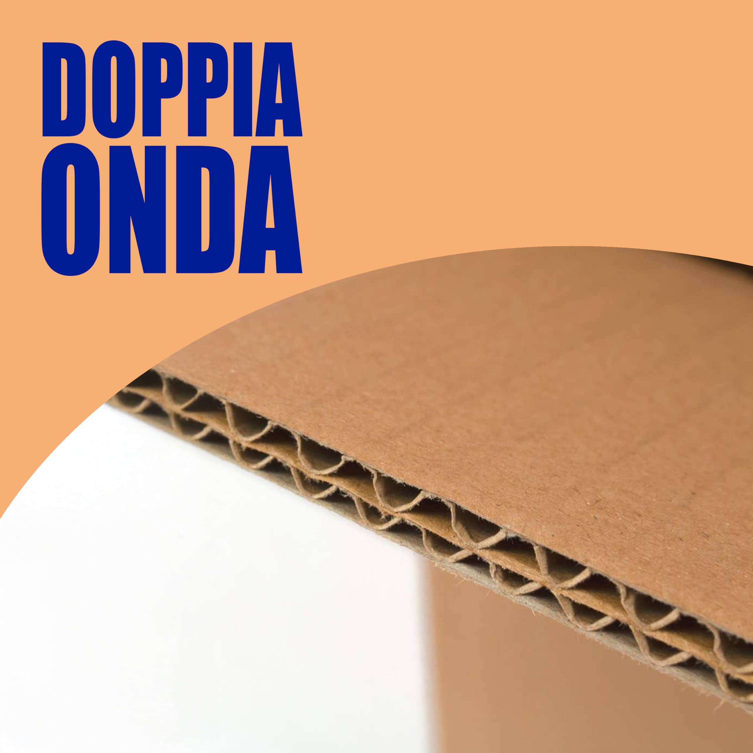 Gianto 10 Scatole Cartone 60 x 60 x 63 cm Doppia Onda, Scatoloni Grandi per Trasloco, Logistica, Spedizioni, Imballaggio, Magazzino, Packaging, Deposito, Resistenti - Avana