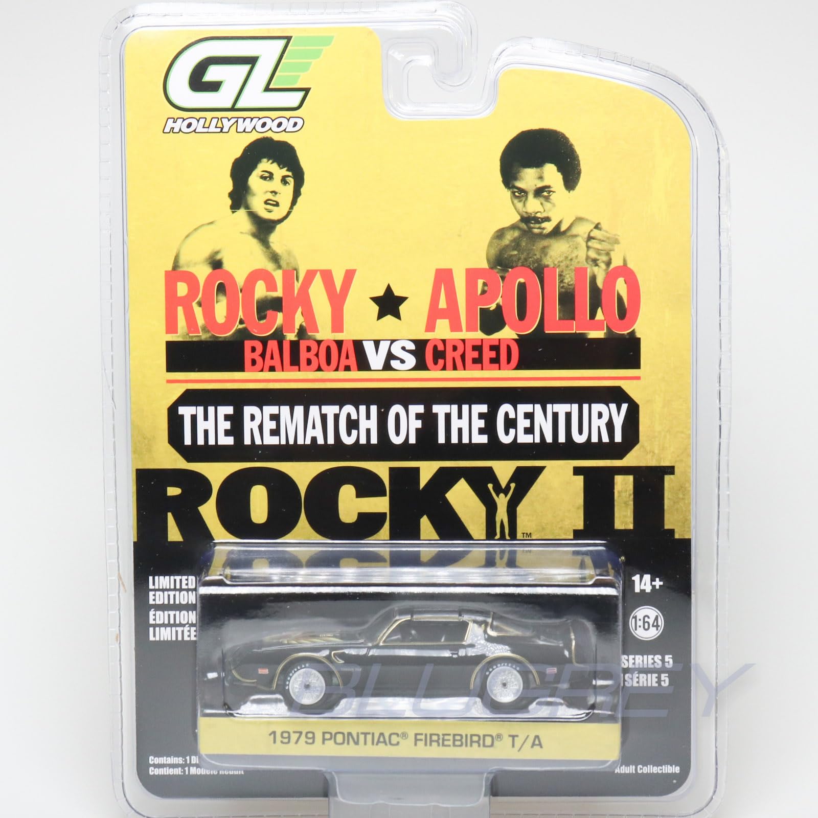 GREENLIGHT 1:64 HOLLYWOOD "ROCKYⅡ" 1979 PONTIAC FIREBIRD T/A グリーンライト 1:64 ハリウッド 「ロッキーⅡ」 1979 ポンティアック ファイヤーバード トランザム