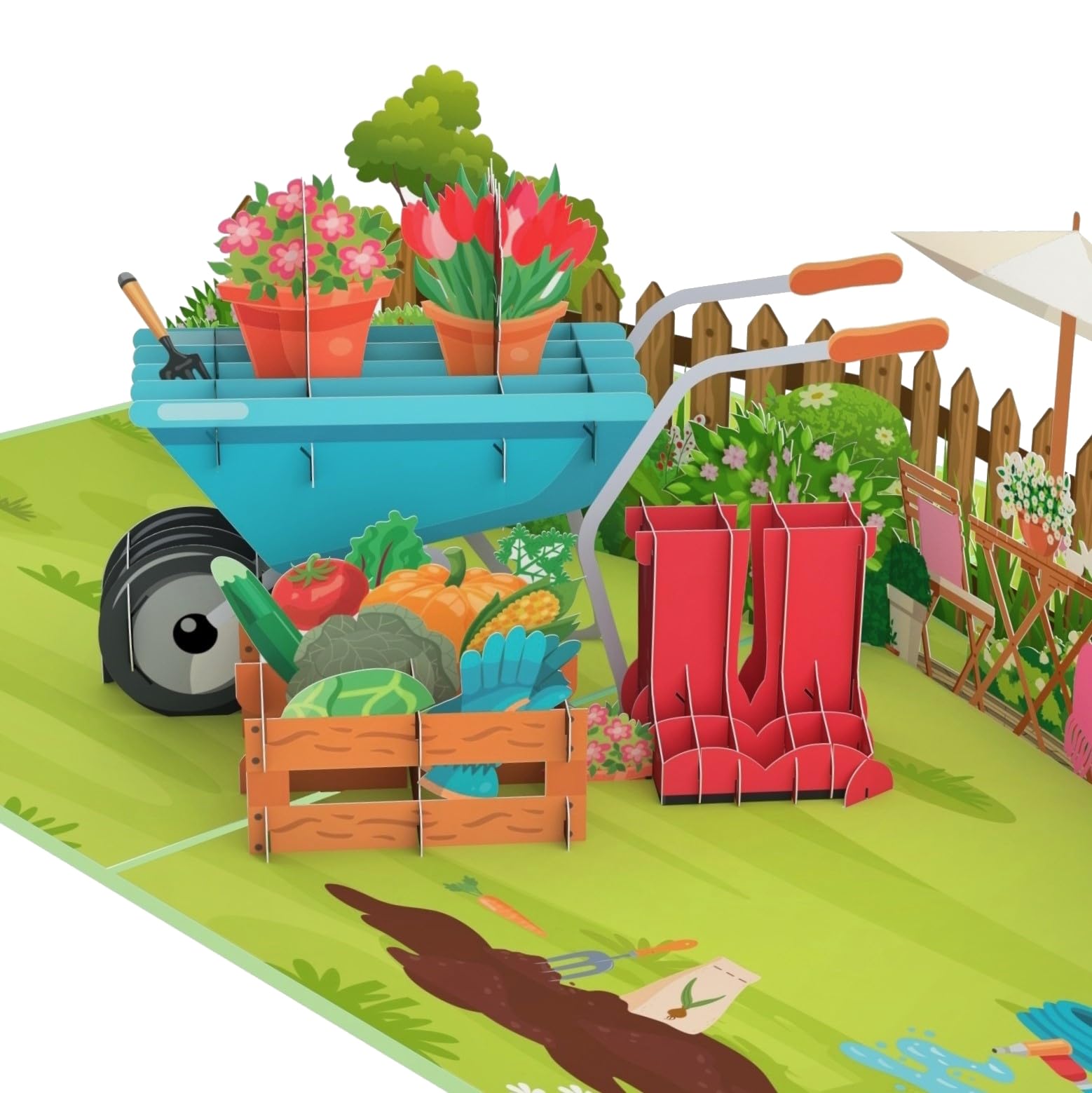 Carte Anniversaire Pop-Up Dinosaure 3D - Joyeux Anniversaire Avec Cadeau Et Ballons - MOKIO