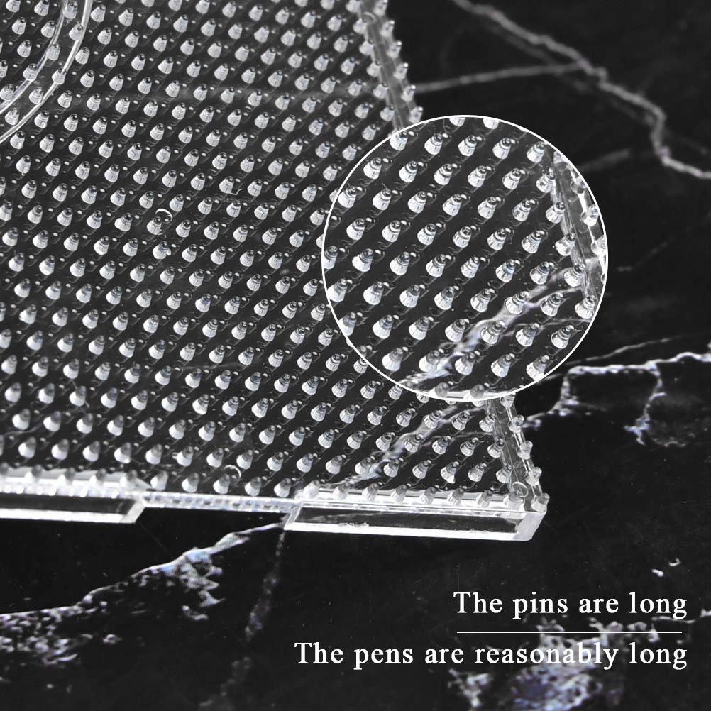 BUYGOO 13000Pcs 2.6mm Mini Fuse Bead Kit, Pixel Art Bead, 24 Colors DIY Art Craft Fuse Beads Set - Image 3