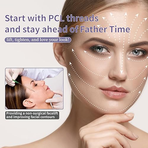 Miniatura 4 de Elves Roscas PCL para cara Pcl tornillo rosca elevación 26G90mm mono tornillo tipo lifting facial 20pcs hilo facial suavizar arrugas con punta