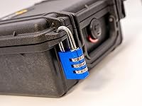 Vista 3 de ABUS 14530 Candado de combinación no-TSA para maletas rígidas, equipaje, reajustable, color amarillo