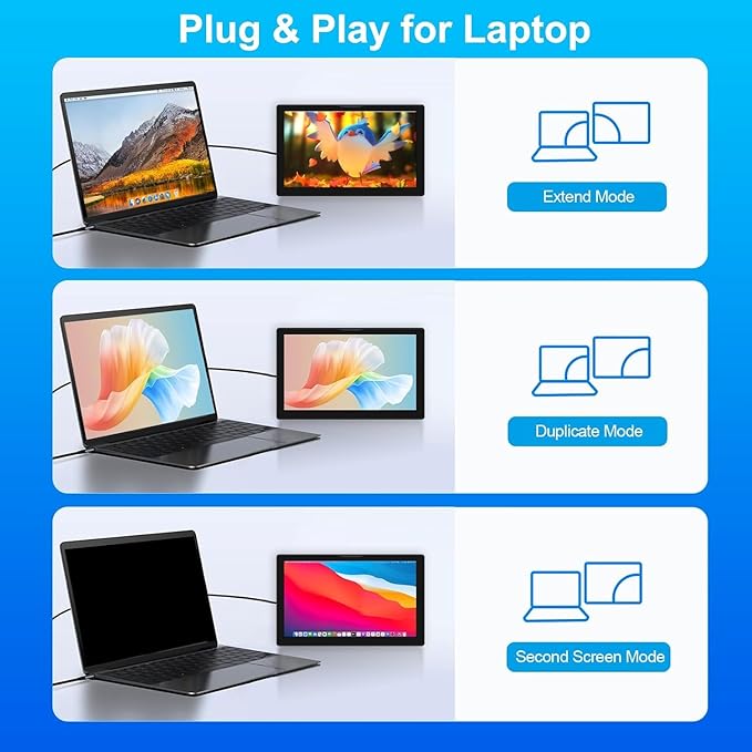 Monitor Táctil Portátil 8 Pulgadas 1280x800 IPS miniatura 6