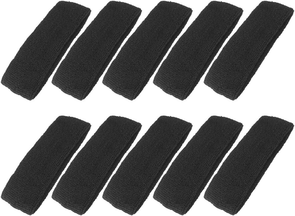 Mallofusa 10 PCS Cotton Sports Basketball Headband/Sweatband Head Sweat Band/Brace Gift Party