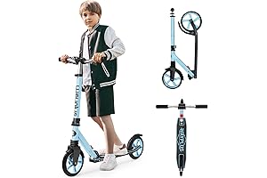 WAYPLUS Kick Scooter for Kids Ages 6-10