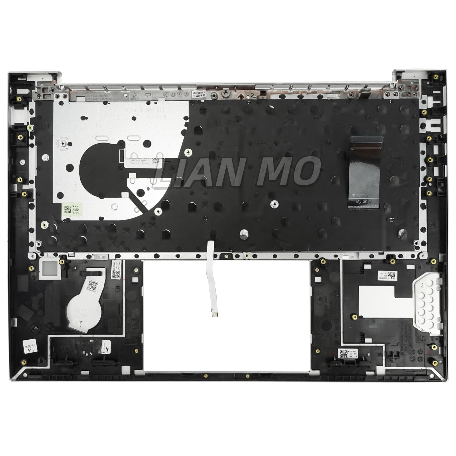 Wymienna klawiatura z podświetleniem kompatybilna z HP EliteBook 840 845 G9 G10 C obudowa + zespół klawiatury (UK)