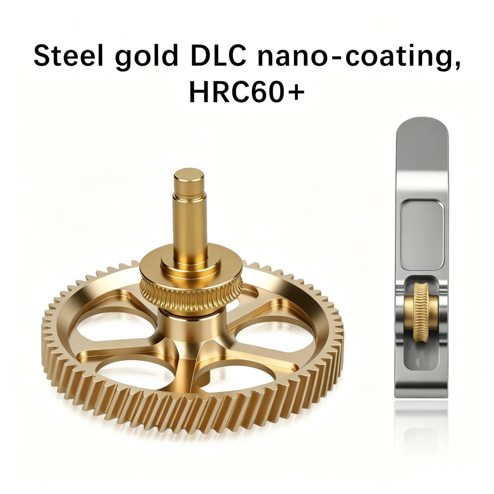 Parti di ricambio for ingranaggi metallici for estrusore stampante 3D, compatibile con Bambu Lab A1(2 sets)