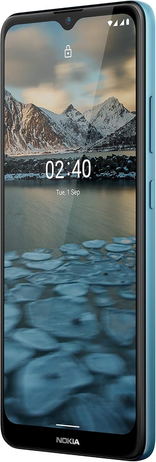 Nokia 2.4 Dual-SIM 32GB ROM + 2GB RAM (GSM Only | No CDMA) Factory Unlocked 4G/LTE Smartphone (Fjord Blue) - International Version