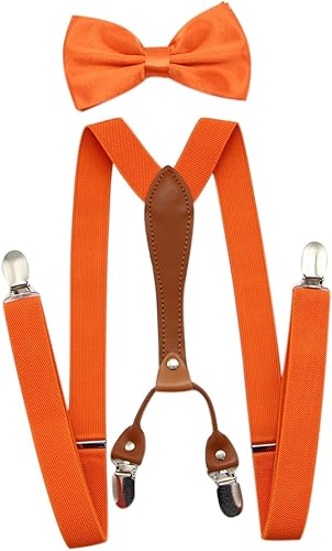 Miniatura 9 de JAIFEI Conjunto de tirantes y corbatín tirantes elásticos para hombre corbatín para bodas eventos formales