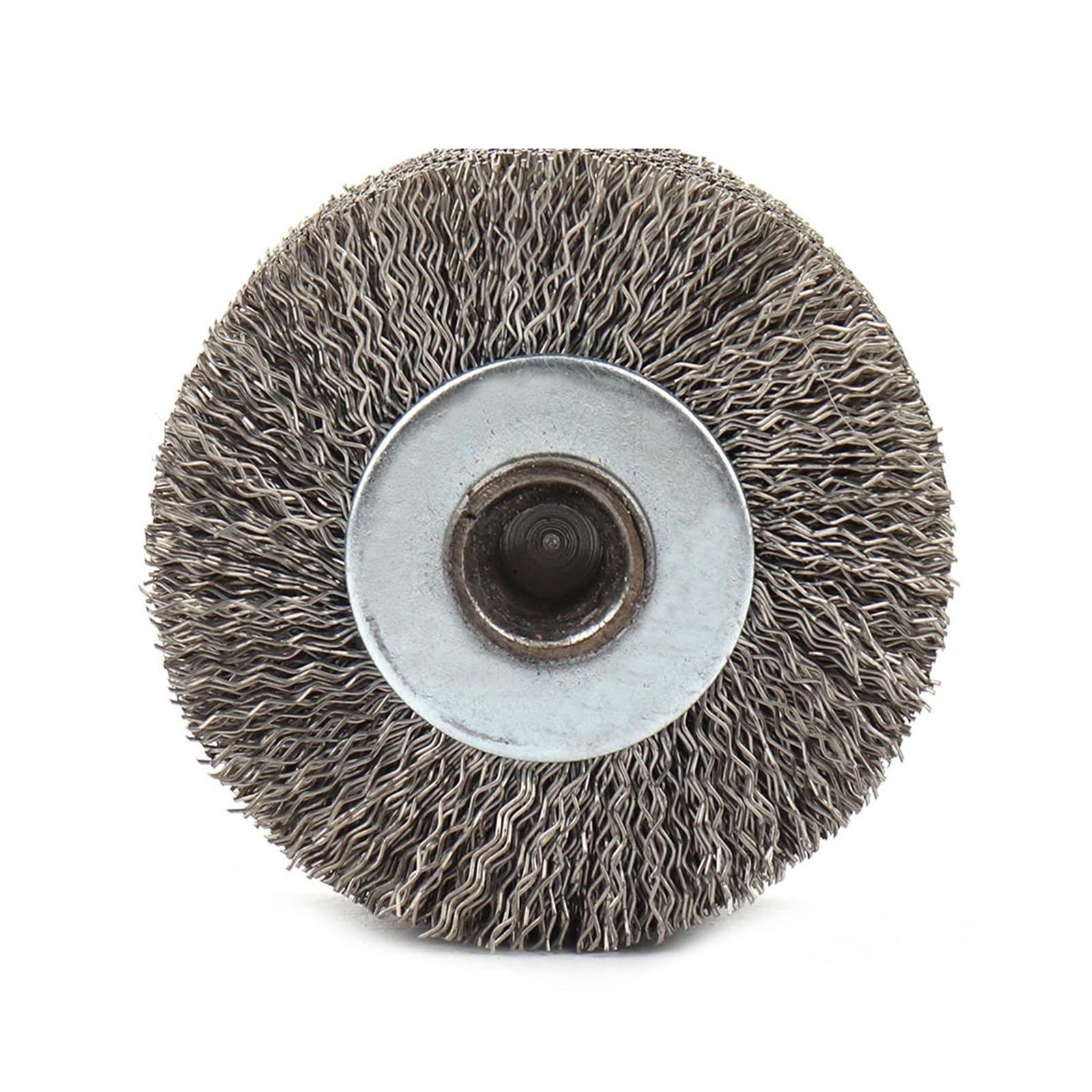 Spazzola rotante in filo di acciaio da 50 mm Utensile con gambo 1/4 "per mini trapano Rimozione ruggine metallica Lucidatura 1/2/5 pezzi Adatto per lucidatura e levigatura(5Pcs)