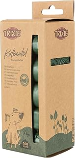 TRIXIE Hundekotbeutel - kompostierbar - 10 Rollen á 10 Blatt - für die täglichen Spaziergänge - waldgrün - 23476 product image