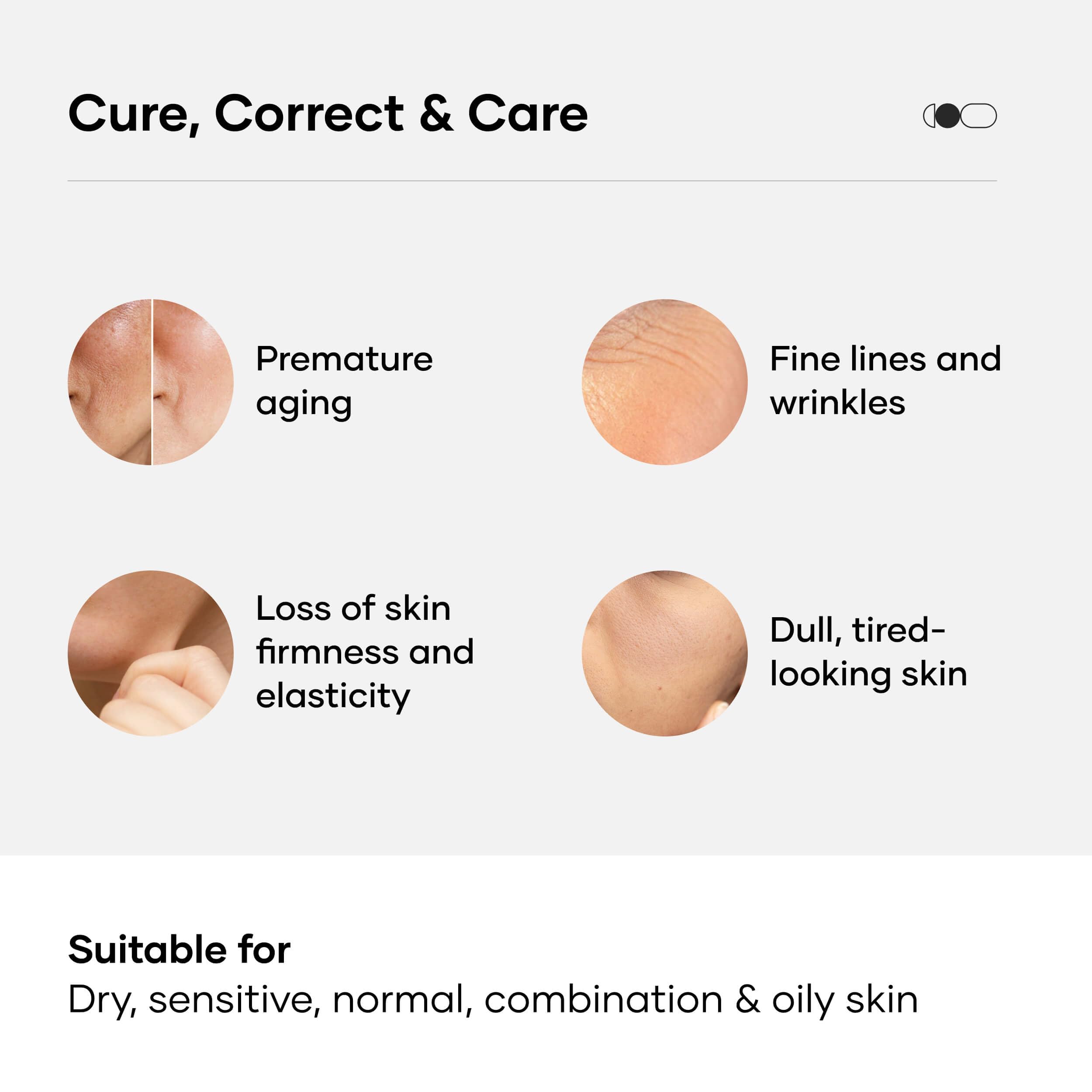 Cureskin Anti-Wrinkle & Anti-Aging Face Serum with Peptides & Hyaluronic Acid, White, 20 ml (Pack of 1) - Image 4