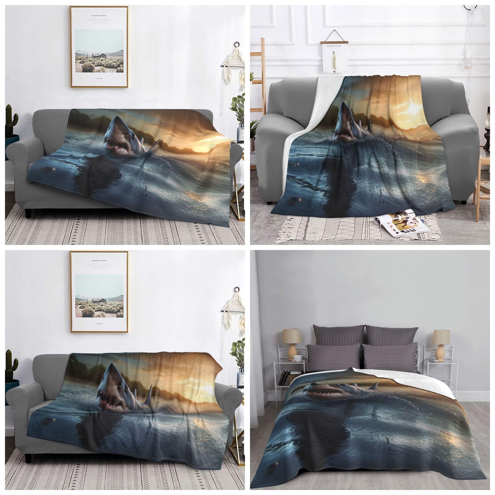 Couverture flanelle douce de qualité supérieure pour grand lit