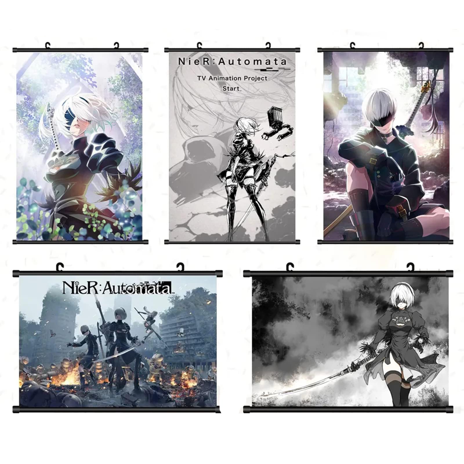 Amazon.co.jp: Nier Automata Tapestry, Yoruha No. 2 B Type Wall