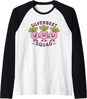 Silverbeet Squad Stuff | Silverbeets Vegetable | Silverbeet Raglan Baseball Tee