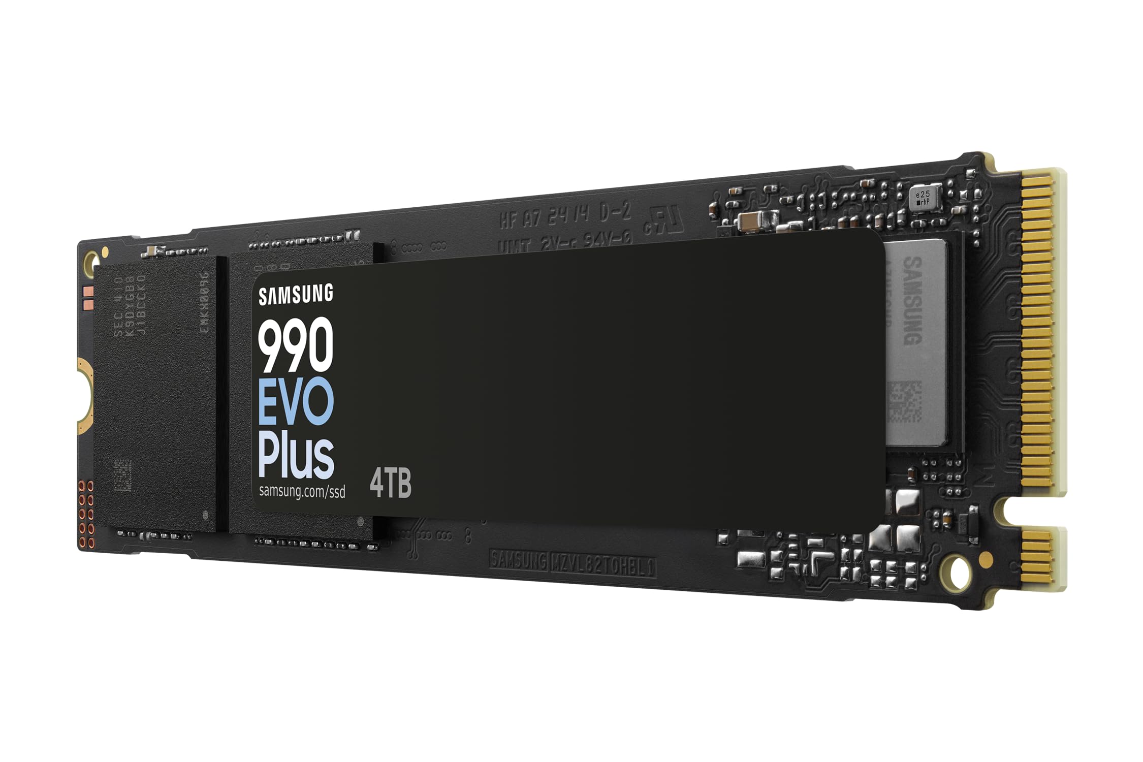 Samsung 990 EVO Plus, 4TB, PCIe 4.0 x4 / 5.0 x2, NVMe2.0 (up to