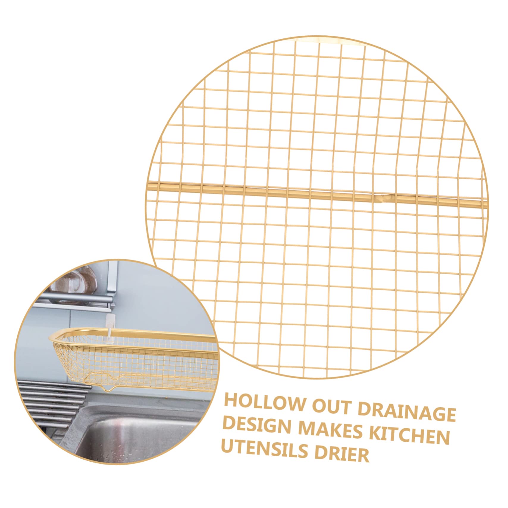 IMIKEYA 3 Piezas De Acero Inoxidable Palillos Cesta Cubiertos Lavavajillas Utensilio Cesta Cocina Cubiertos Organizador Cubiertos Soporte Para Lavavajillas Simple Tenedor Rv Escurridor De