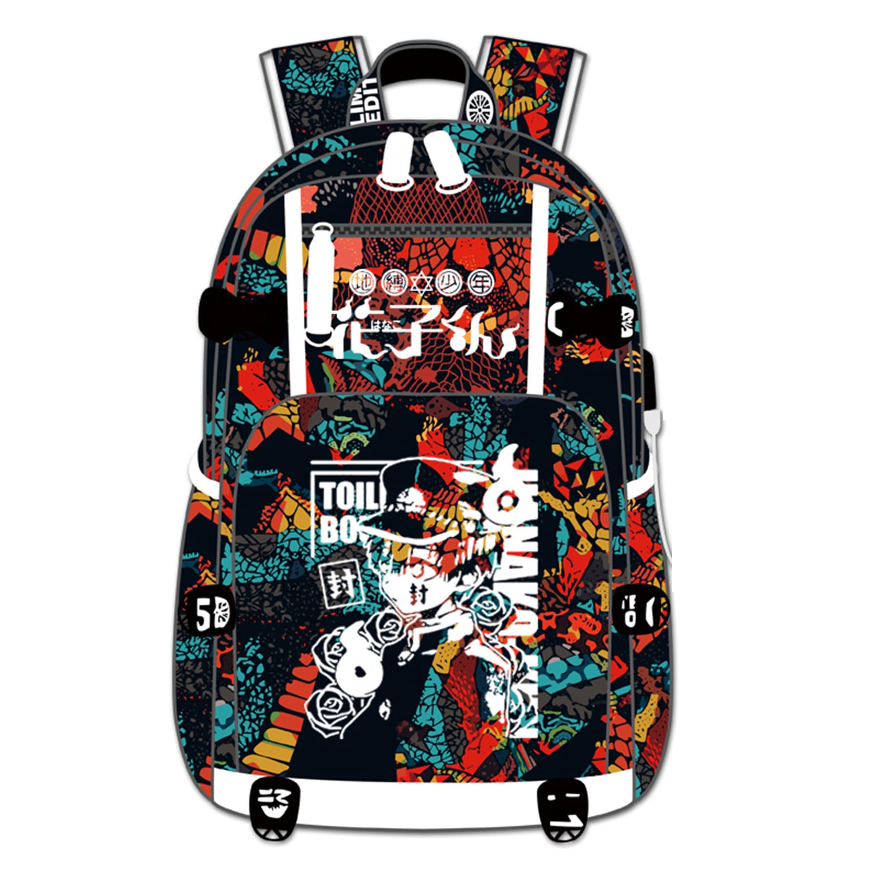 ISaikoy Anime Toilet Bound Hanako kun Backpack Satchel Bookbag Daypack School Bag Laptop Shoulder Bag Style9