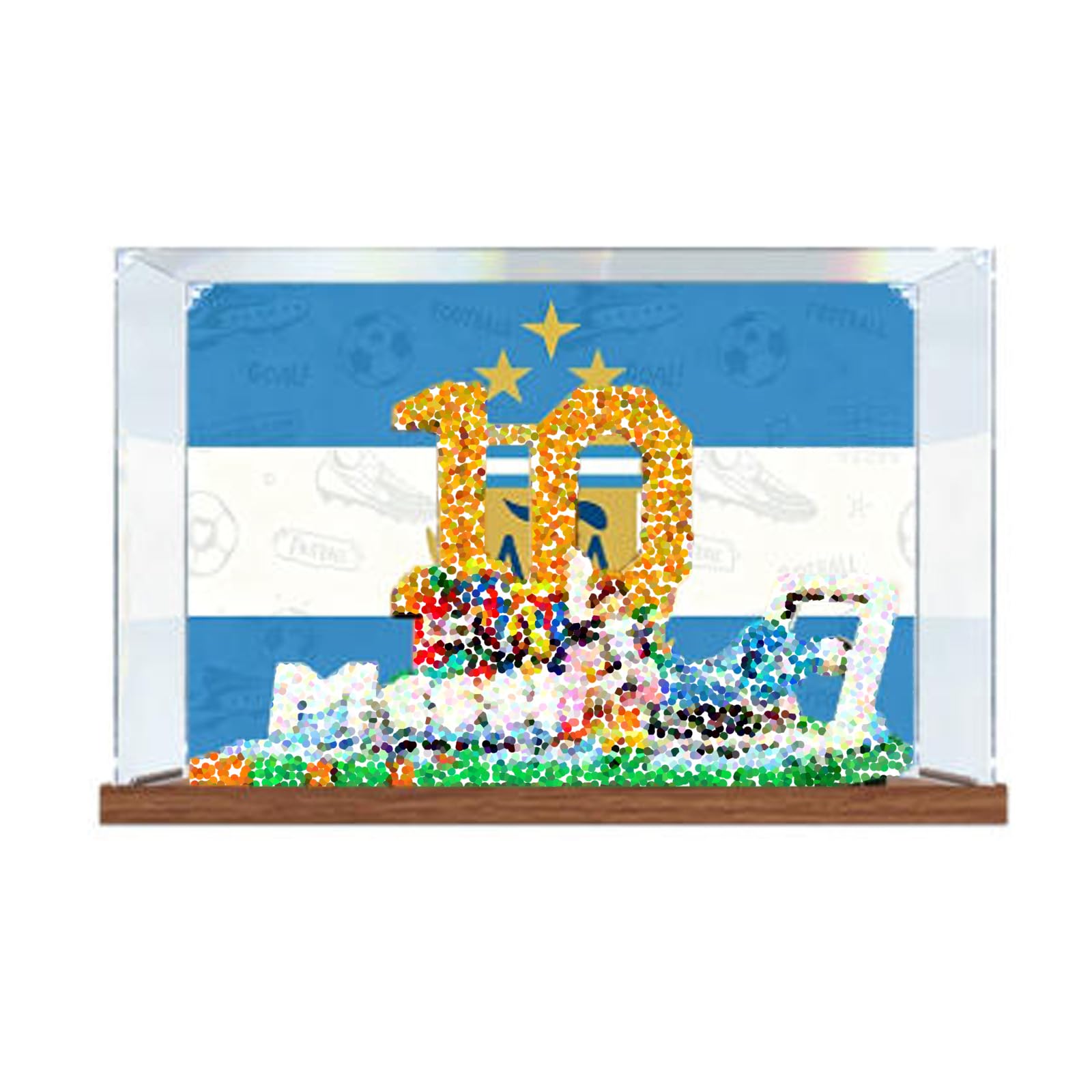 Clear Acrylic Display Case Only for Lego 43011 Model (Background)