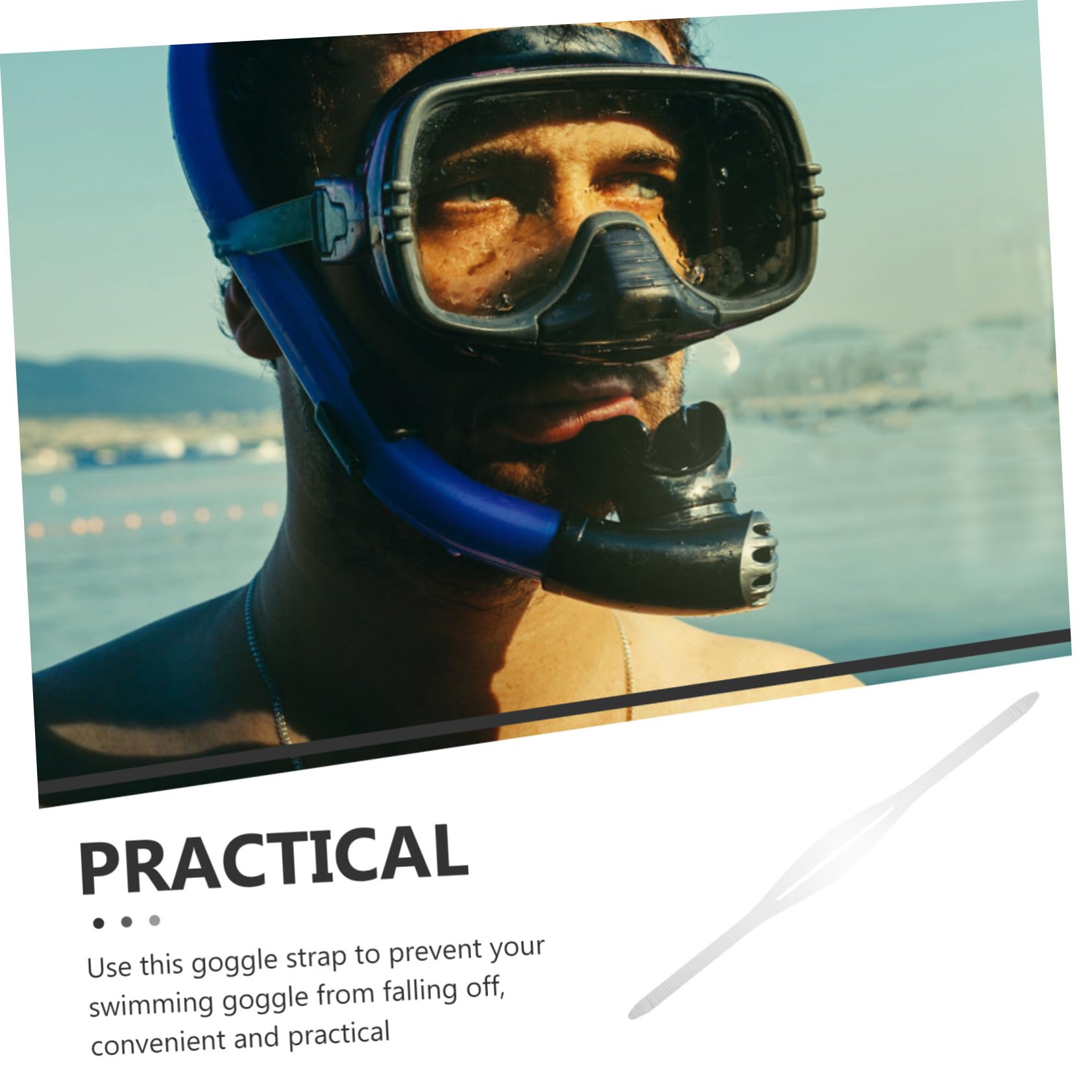 BESPORTBLE 5pcs Swim Goggle Strap Bungee Nearsighted Swimming Goggles Band for Adults