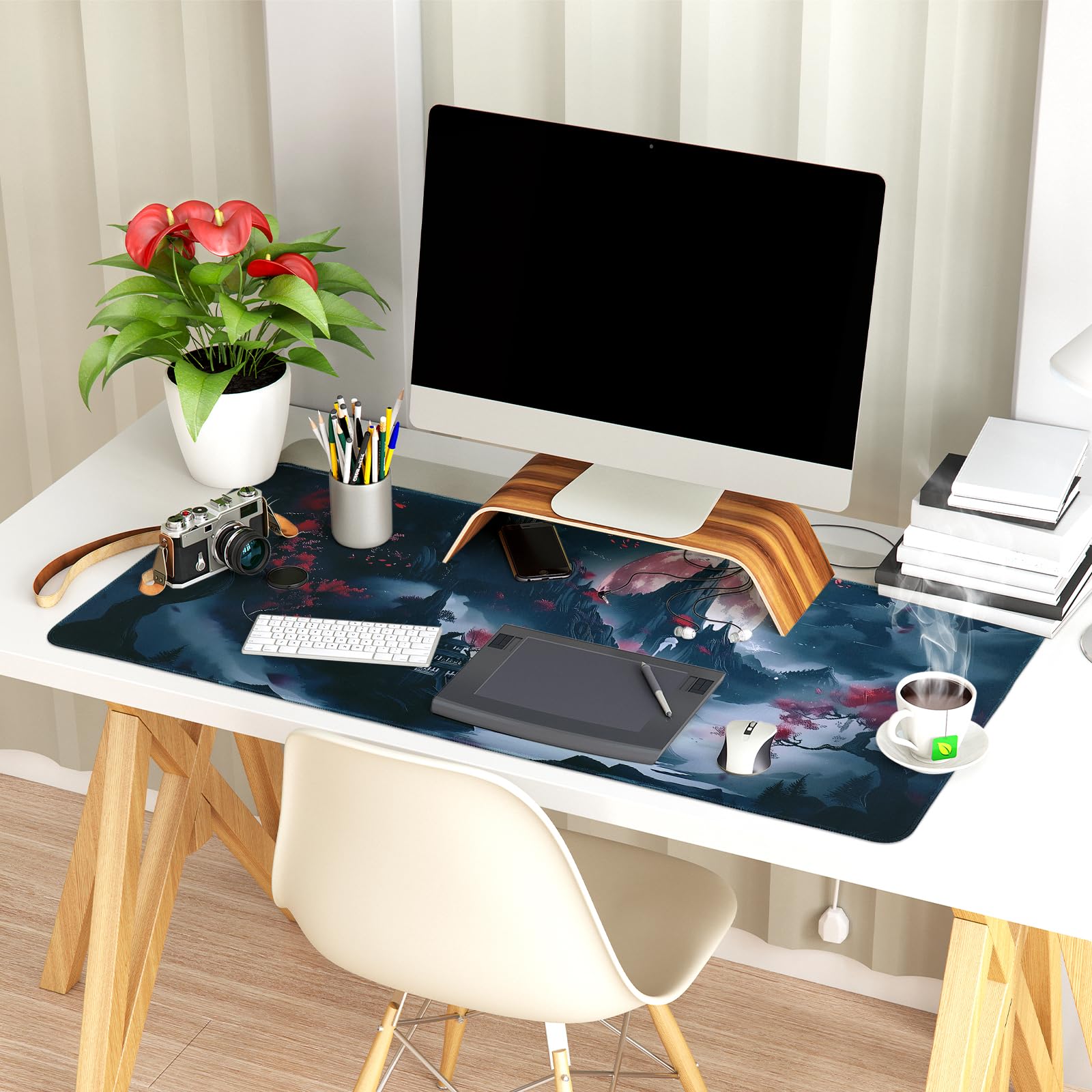 Yiooyi Tapis De Souris De Jeu, 900 X 400 XXL Tapis Souris Gaing