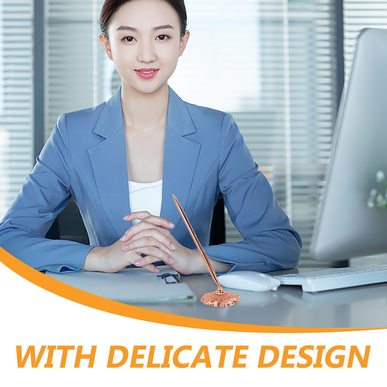 Professional Ballpoint Metal Business Signature Writing Tool Wear-resistant for Hotel and Office Use — view 9