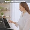 Yamaha PSR-EW320 Portable Beginner Keyboard, 650 Authentic Instrument Voices and 76 Keystroke Sensitive Keys with 48 Note Polyphony, Includes 2 Online Classes