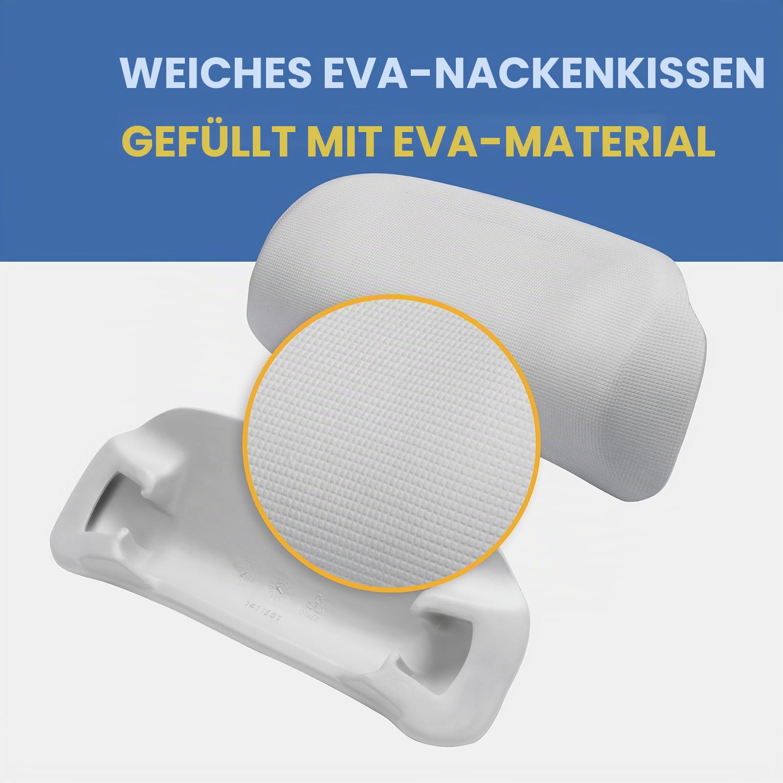 2 Stück 77228 Ersatzkissen für Hot Spring Highlife Range 2014–2022, Whirlpool-Kopfstützenkissen, passend für Aria, Envoy, Grandee, Jetsetter, Jetsetter LX, Prodigy, Sovereign, Triumph & Vanguard, Spa