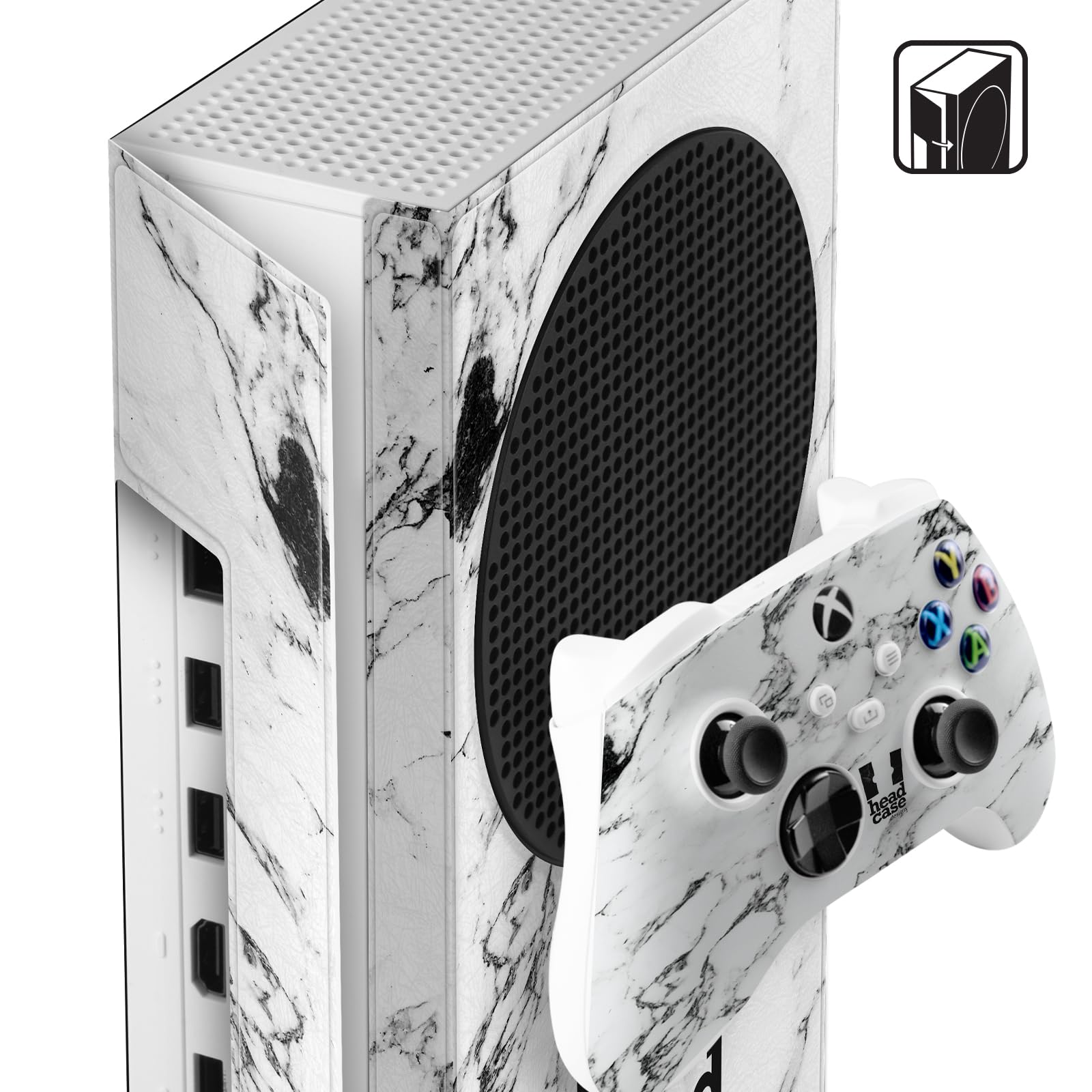 Head Case Designs Licenza Ufficiale Supernatural Sam, Dean, Castiel & Crowley Arte Chiave Console Da Gioco Wrap E Pelle Per Controller Compatibile con Xbox Series S Console & Controller Bundle
