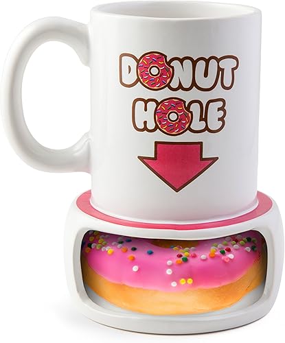 Taza con agujero para donut de Bigmouth Inc