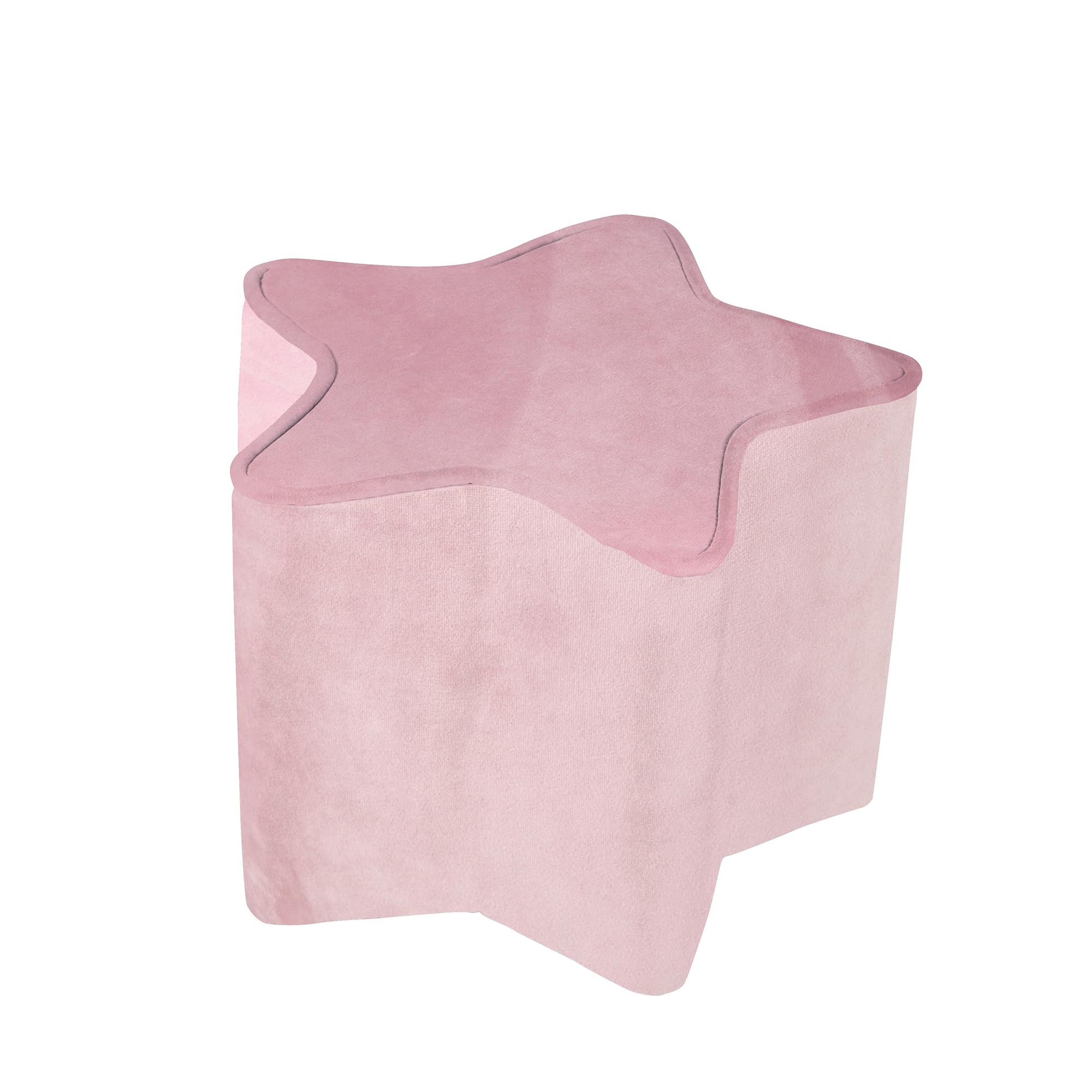 Roba Baumann GmbH Taburete Infantil con Forma de Estrella, Mauve/Rosa