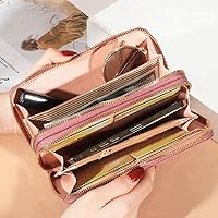 財布セット レディース 長財布 大容量 ピンク 牛革 小銭入 新生活 プレゼント Amazon | 財布 レディース 長財布 PUレザー 大容量 多機能 使い