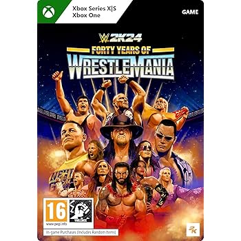 WWE 2K24: 40 Years of Wrestlemania Edition Download Code (Xbox One)