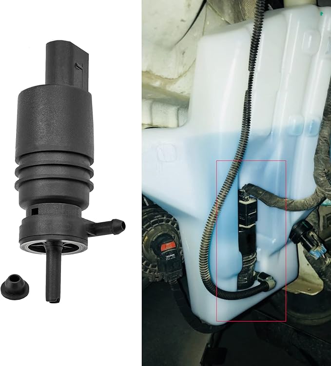 Windshield Washer Pump with Grommet, Windshield Washer Fluid Pump