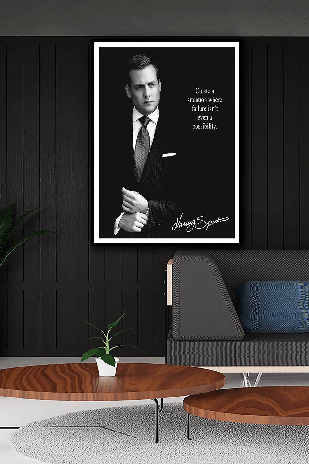Poster Kerstmis opknoping gouden papier decoratie