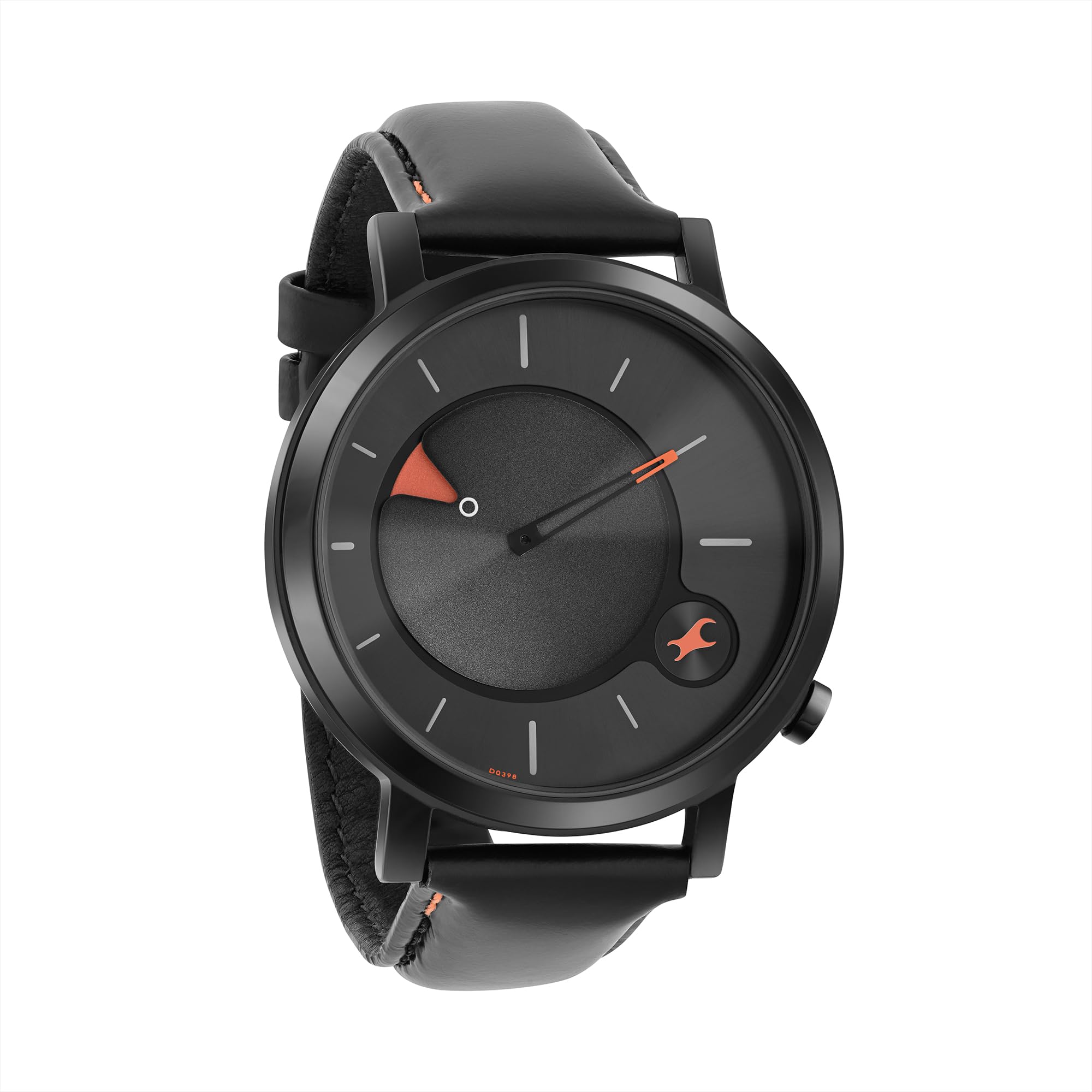 fastrack MetaWe Quartz Analog Black Dial Black Leather Strap for Women-picture-9