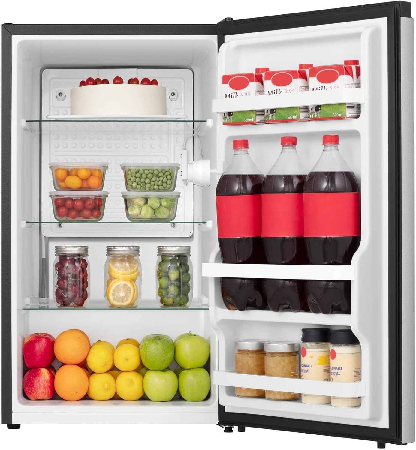 Hisense 3.3CF Sliver Mini Fridge