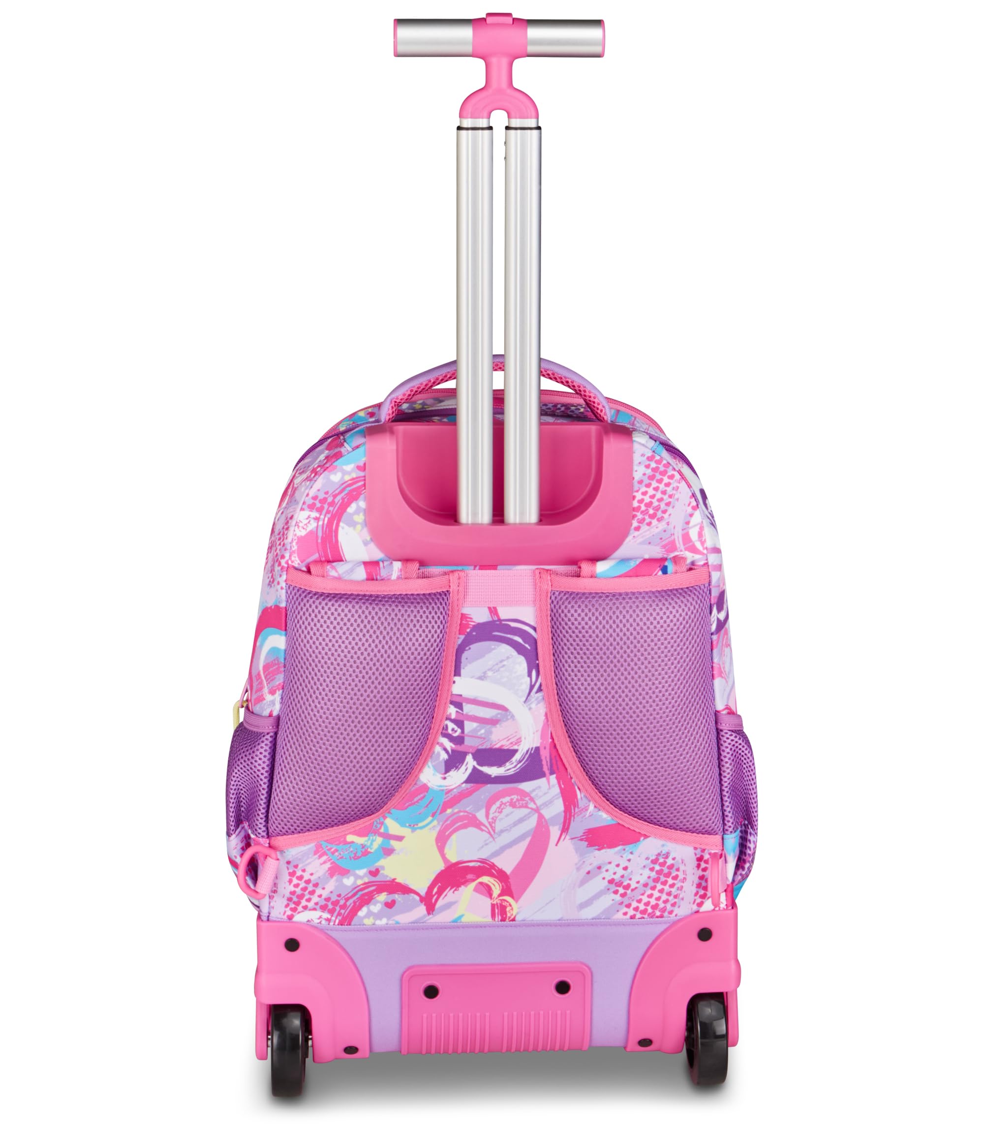 Mitama Zaino Trolley Run Maxi Rainbow, Spallacci a scomparsa, Bambini e Bambine, Tasca Porta Borraccia, Doppio uso, viola