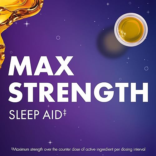 Vista 12 de ZzzQuil Nighttime Sleep Aid líquido, paquete de 2, 12 onzas líquidas, sabor a bayas.