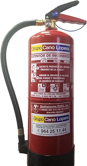 Extintor ABC 6 Kg + Armario Para Extintor - Comprar Extintor